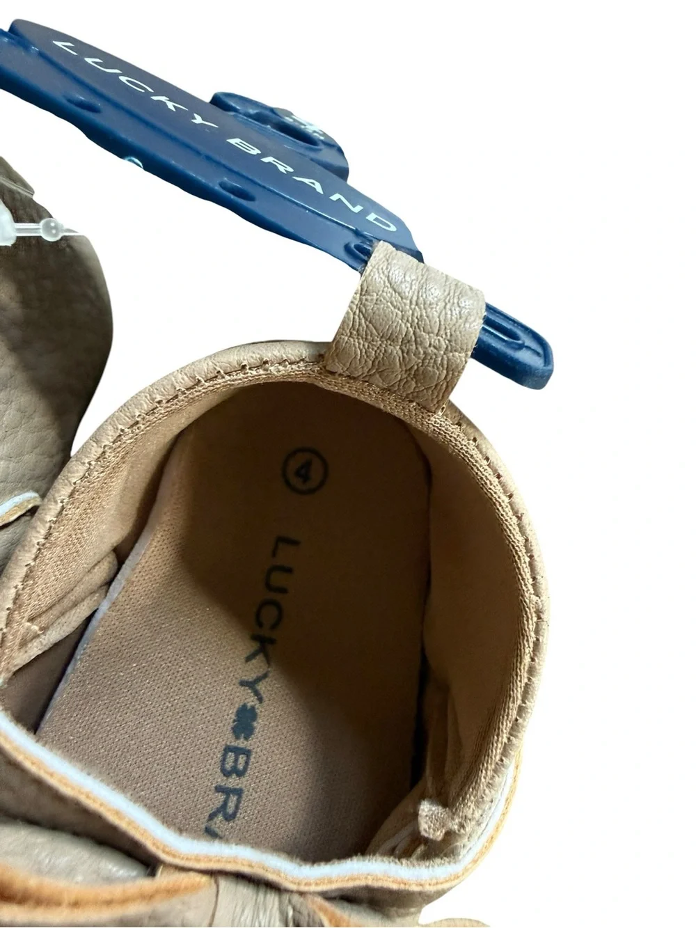 Lucky Brand Baby Girls Tan Mary Jane Crib Shoes